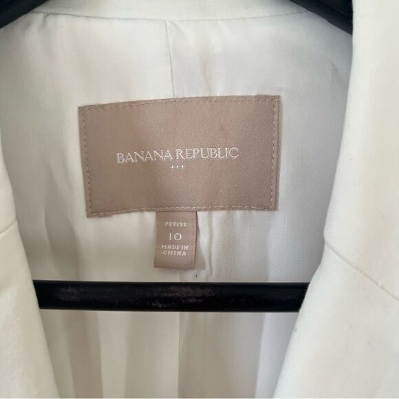 Banana Republic White Blazer Suit Jacket - Picture 5 of 7